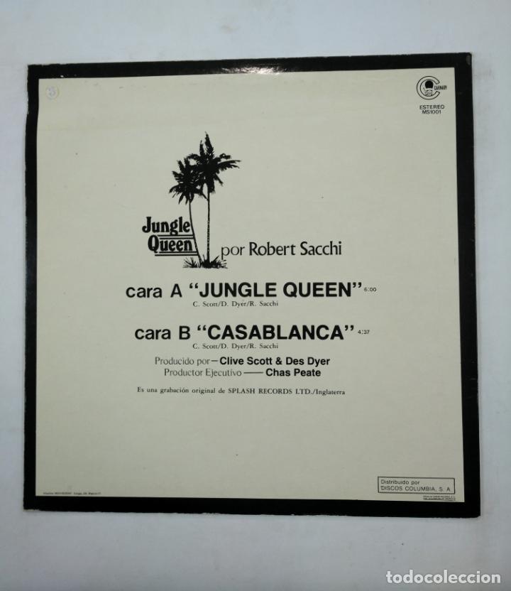 Discos de vinilo: ROBERT SACCHI. - JUNGLE QUEEN. - MAXI SINGLE. TDKDA38 - Foto 2