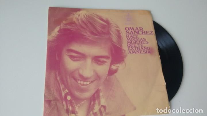 Disques de vinyle: SINGLE (VINILO) DE OMAR SANCHEZ A&Ntilde;OS 70