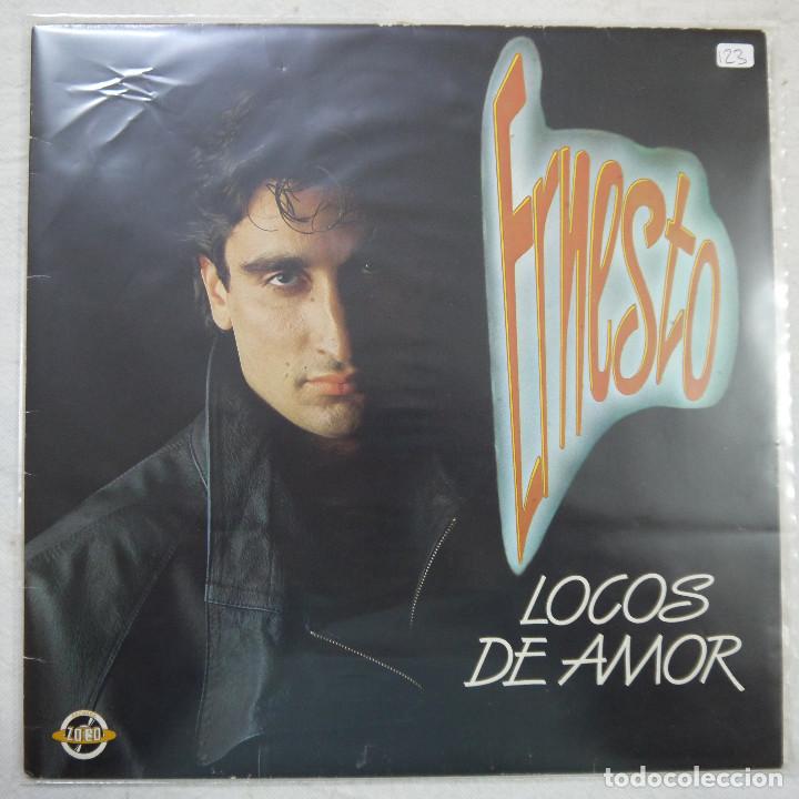 Discos de vinilo: ERNESTO - LOCOS DE AMOR - MAXISINGLE 1985 - Foto 1