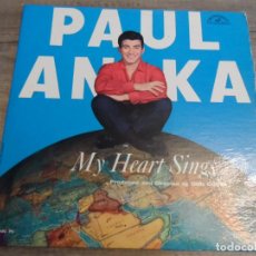 Discos de vinilo: PAUL ANKA - MY HEART SINGS (USA 1960). Lote 156955006