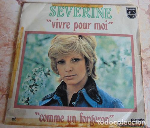 Discos de vinilo: S&eacute;verine &ndash; Vivre Pour Moi &bull; Comme Un Forgeron - SINGLE - Foto 1
