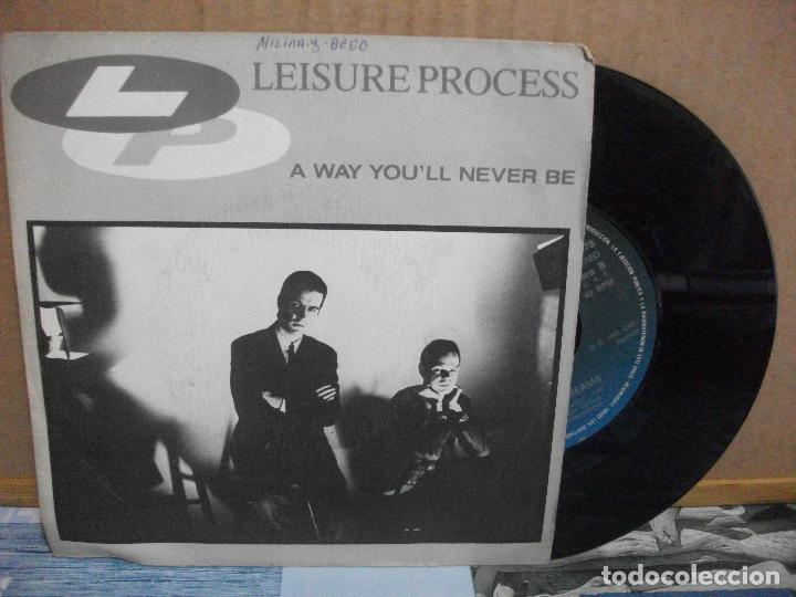 Discos de vinilo: LEISURE PROCESS, A WAY YOULL NEVER BE (CBS 1982) SINGLE ESPA&Ntilde;A - Foto 1