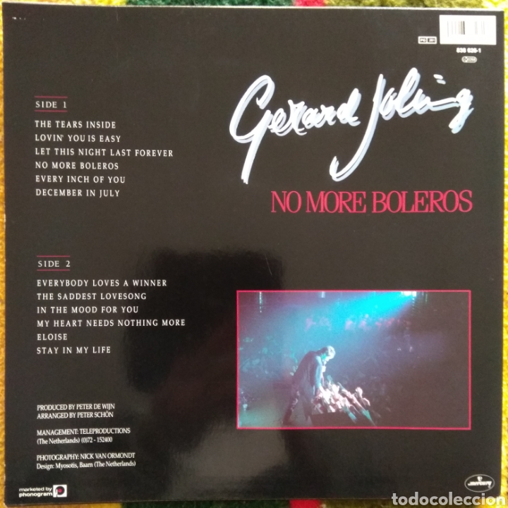 Discos de vinilo: Gerard joling no more boleros - Foto 2