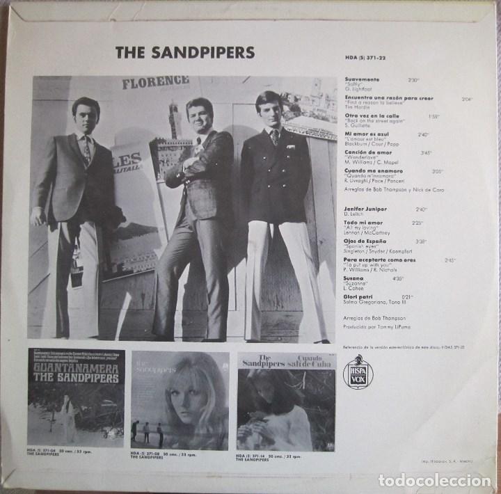 Discos de vinilo: SANDPIPERS, THE: CUANDO ME ENAMORO (SOFTLY) - Foto 2