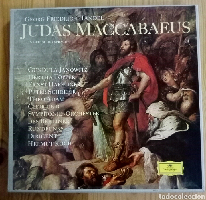 Discos de vinilo: Haendel. JUDAS MACCABAEUS. (3 Lps) - Foto 1