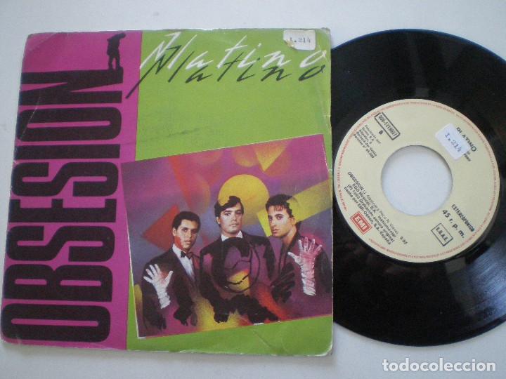 Discos de vinilo: PLATINO - Obsesion +2 - SINGLE EMI 1983 - Foto 1