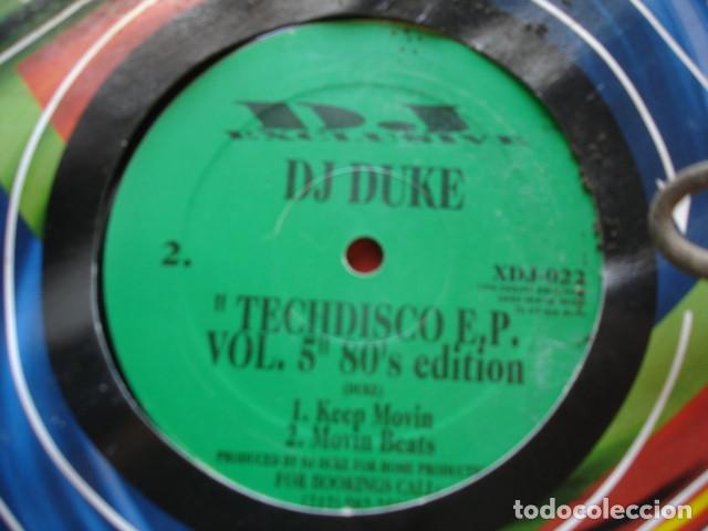 Discos de vinilo: DJ Duke    Techdisco E.P. Vol. 5 (80s Edition) - Foto 2