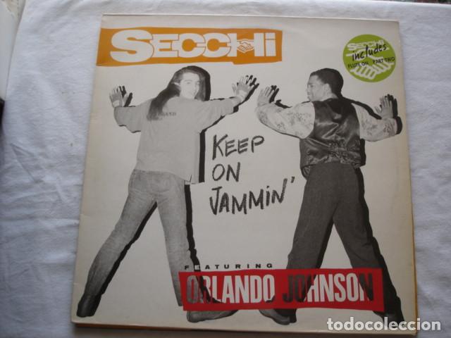 Discos de vinilo: Secchi  Featuring Orlando Johnson   Keep On Jammin - Foto 1