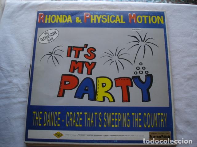 Discos de vinilo: Rhonda & Physical Motion    Its My Party - Foto 2