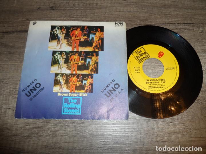 Discos de vinilo: THE ROLLING STONES - BROWN SUGAR / BITCH - Foto 1