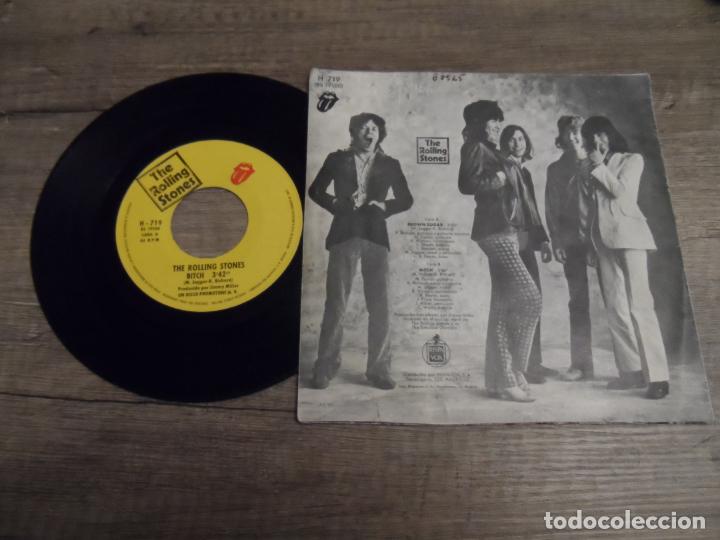Discos de vinilo: THE ROLLING STONES - BROWN SUGAR / BITCH - Foto 2