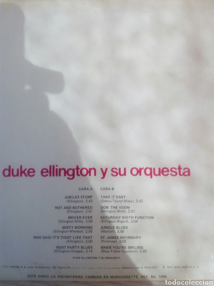 Discos de vinilo: DUKE ELLINGTON Y SU ORQUESTA - Foto 2