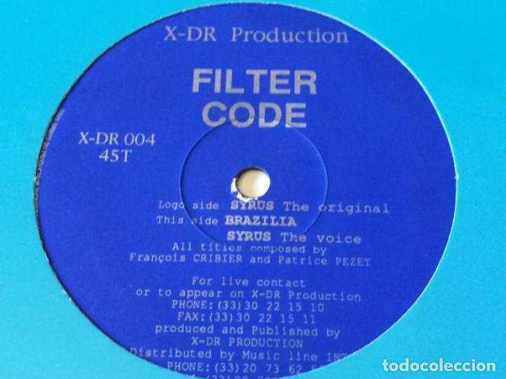 Discos de vinilo: Filter Code - Syrus - 1995 - Foto 1