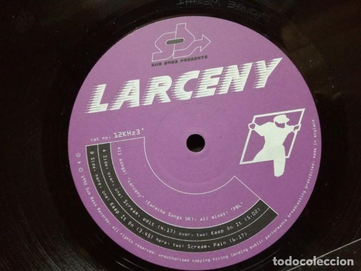 Discos de vinilo: Larceny &lrm;&ndash; Scream TECNO DEL 92 - Foto 3