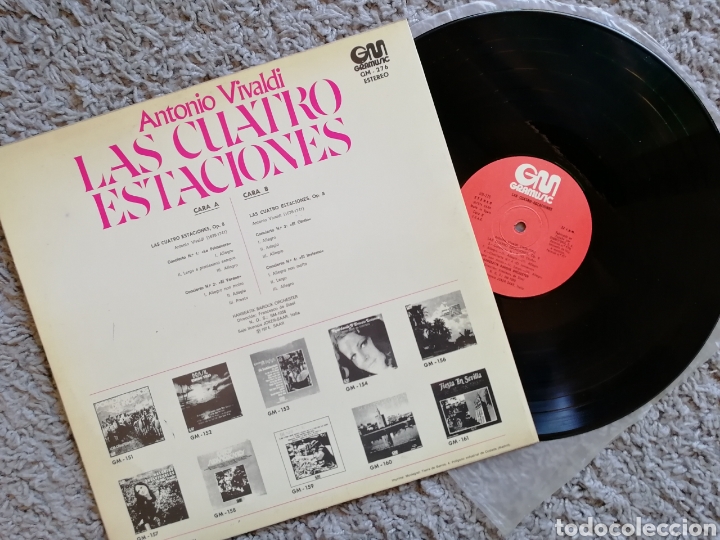 Discos de vinilo: LAS CUATRO ESTACIONES. A. VIVALDI - Foto 2