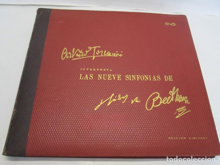 Discos de vinilo: LAS NUEVE SINFONIAS DE BEETHOVEN POR ARTURO TOSCANINI. EDICION LIMITADA 0340. RCA DISCO VINILO - Foto 5 - 157427178