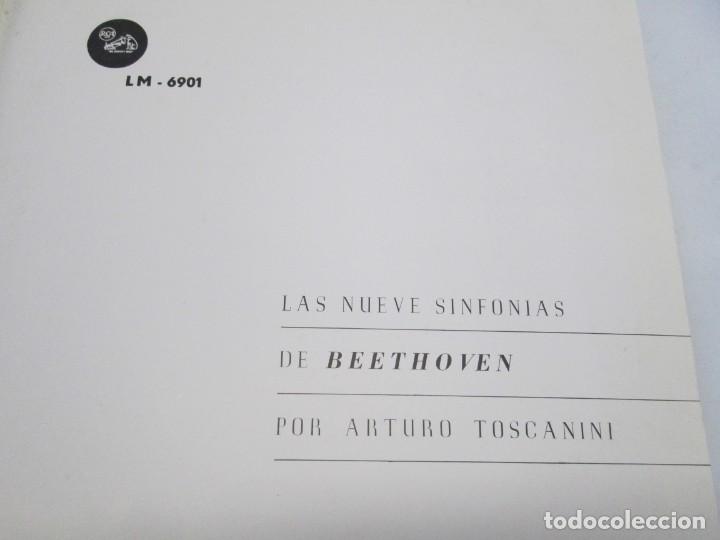 Discos de vinilo: LAS NUEVE SINFONIAS DE BEETHOVEN POR ARTURO TOSCANINI. EDICION LIMITADA 0340. RCA DISCO VINILO - Foto 6 - 157427178