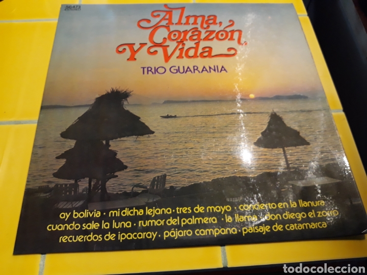 Dischi in vinile: Tr&iacute;o Guarania- LP Alma, coraz&oacute;n y vida- Dial Discos 1978 Espa&ntilde;a 8