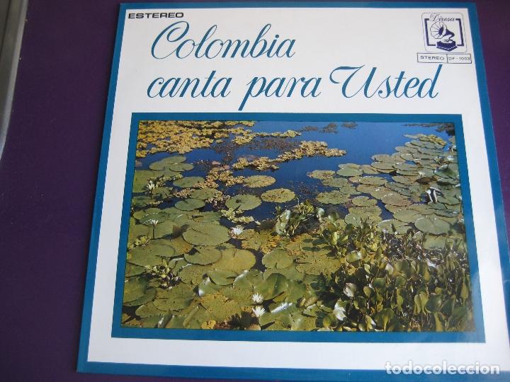 Vinyl records: COLOMBIA CANTA PARA USTED LP DIRESA 1973 - CUMBIA - MERENGUE - SONSURE&Ntilde;O -