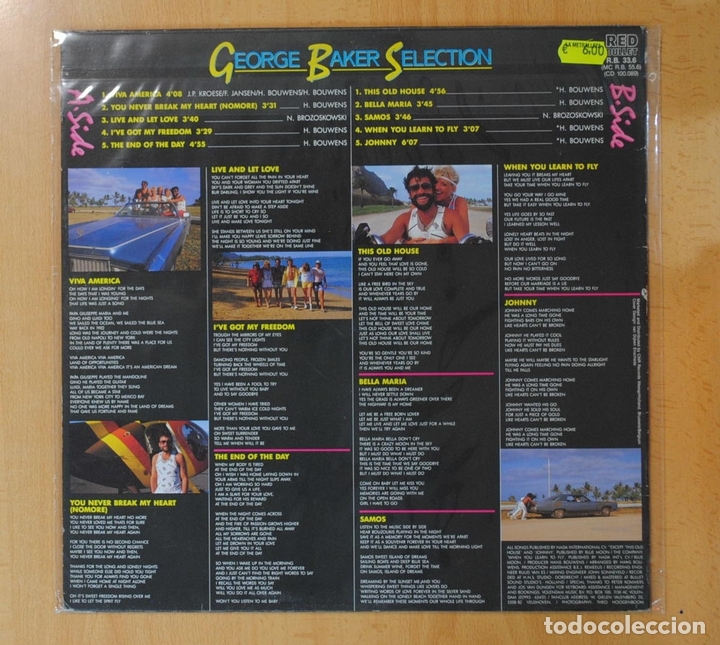Discos de vinilo: GEORGE BAKER SELECTION - VIVA AMERICA - LP - Foto 2
