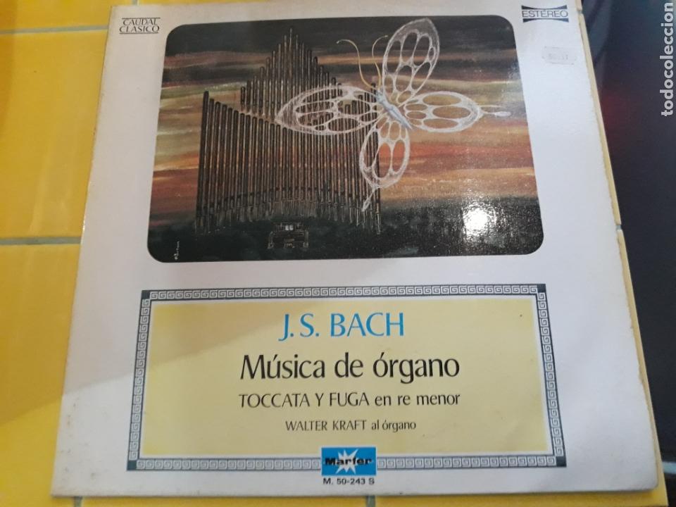 Disques de vinyle: J. S. Bach- LP M&uacute;sica de organo- Marfer 1974 Espa&ntilde;a 8