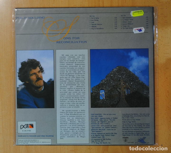 Discos de vinilo: PHILIP BOULDING - HARP - LP - Foto 2