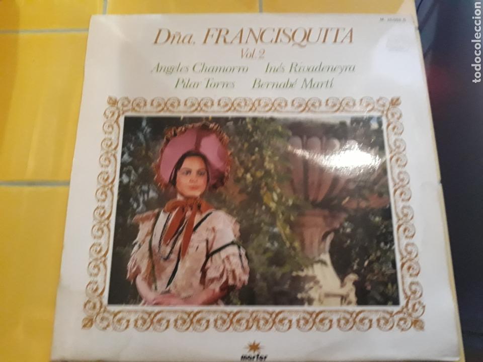 Discos de vinil: Angeles Chamorro- LP D&ntilde;a. Francisquita vol.2- Marfer 1979 Espa&ntilde;a 8