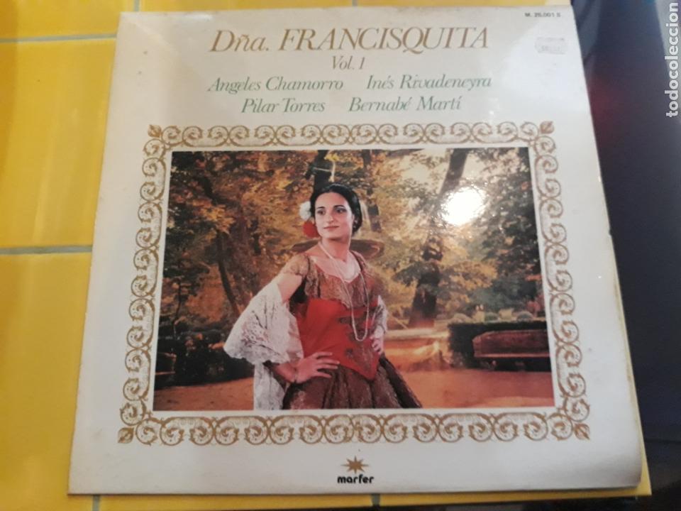 Disques de vinyle: Angeles Chamorro- LP D&ntilde;a. Francisquita vol. 1- Marfer 1979 Espa&ntilde;a 8