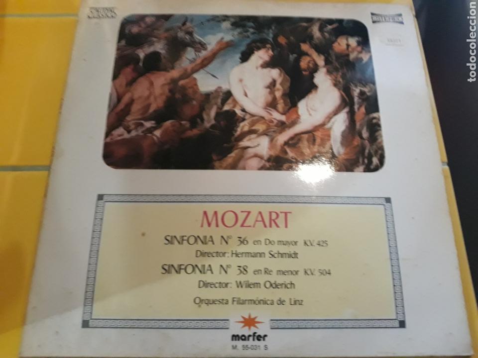 Discos de vinilo: Mozart- LP Sinfon&iacute;a n&deg;36- Wilem Oderich- Marfer 1979 Espa&ntilde;a 8