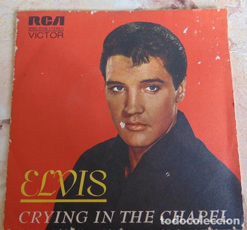 Discos de vinilo: Elvis PRESLEY &lrm;&ndash; Crying In The Chapel - SINGLE 1973 - Foto 1