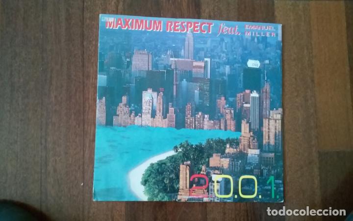 Discos de vinilo: Maximum respect feat emanuel miller-2001.maxi - Foto 1