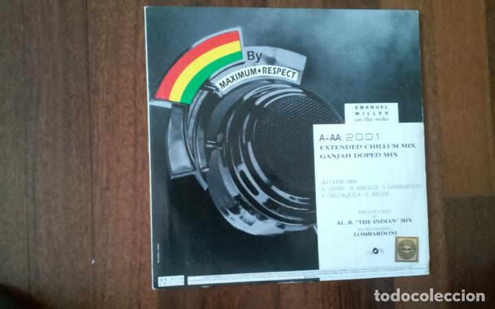 Discos de vinilo: Maximum respect feat emanuel miller-2001.maxi - Foto 2
