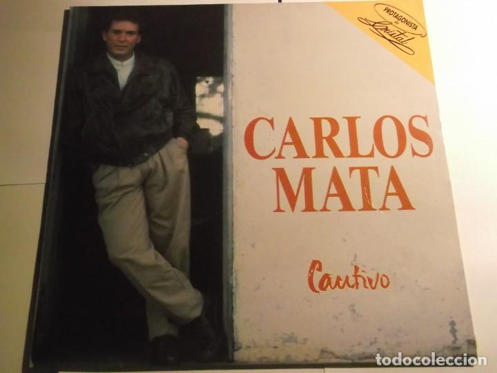Vinyl records: CARLOS MATA-CAUTIVO-ESTADO EXCELENTE