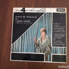 Discos de vinilo: DISCO VINILO LP, TEMAS DE PELÍCULAS DE VARIOS PAISES, DECCA PFS 4021 AÑO 1966. Lote 157764538