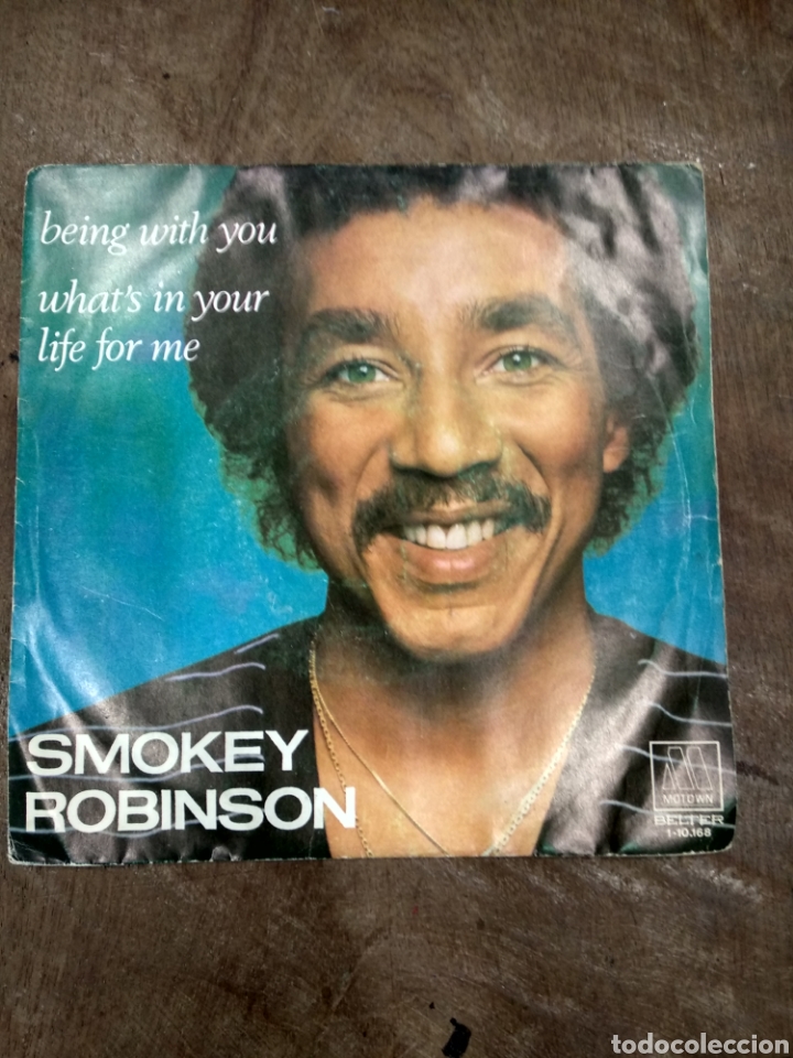 Vinyl records: SMOKEY ROBINSON, BEING WITH YOU + WHATS IN YOUR LIFE FOR ME. MOTOWN BELTER