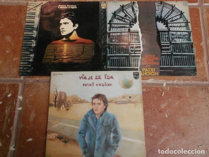 Discos de vinilo: LOTE 3 DISCOS DE PATXI ANDION - Foto 1