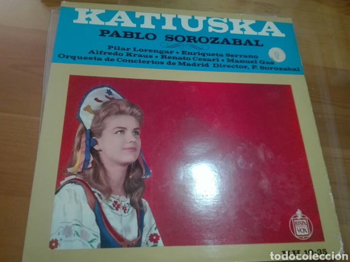 Discos de vinilo: Disco vinilo KATIUSKA PABLO SOLOZABAL - Foto 1