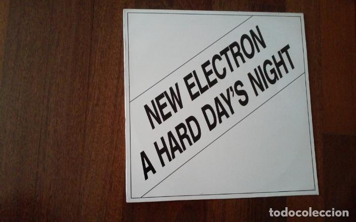 Discos de vinilo: New electron-a hard days night.maxi - Foto 1