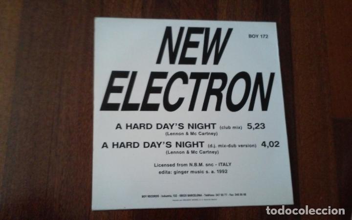 Discos de vinilo: New electron-a hard days night.maxi - Foto 2