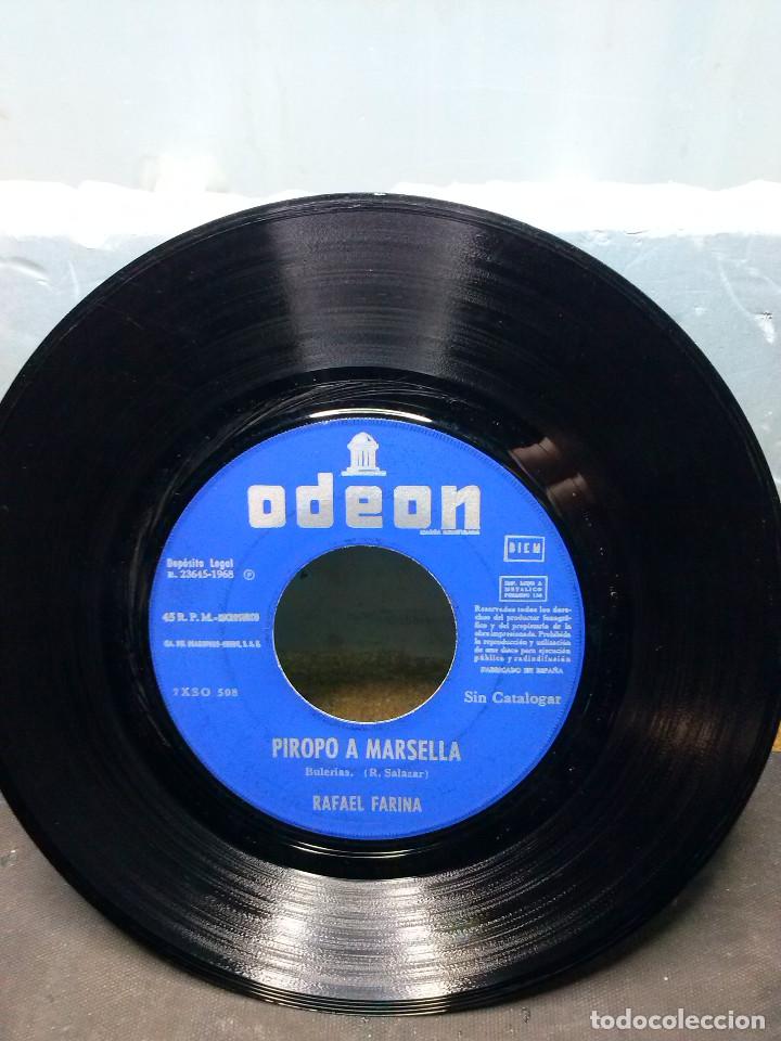Discos de vinilo: RAFAEL FARINA	PIROPO A MARSELLA - Foto 1