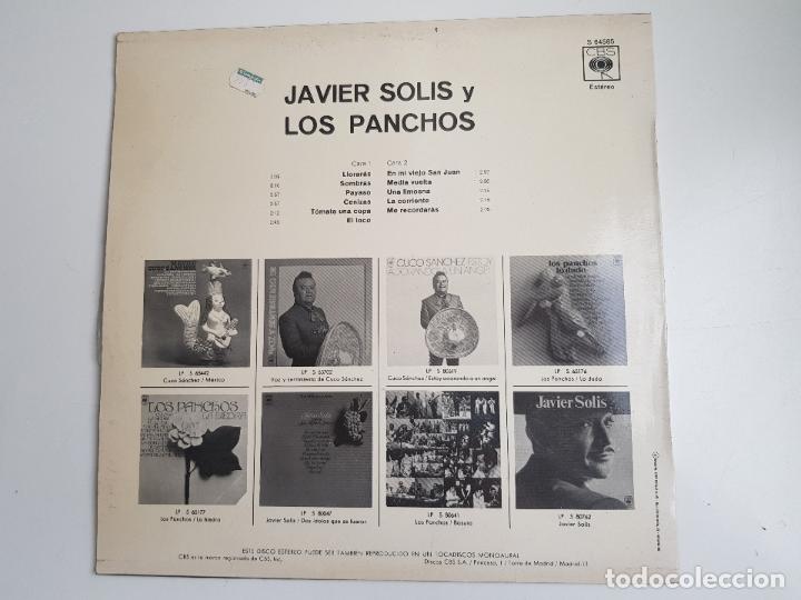 Discos de vinilo: Javier Sol&iacute;s Y Los Panchos - Dos Idolos (VINILO) - Foto 2