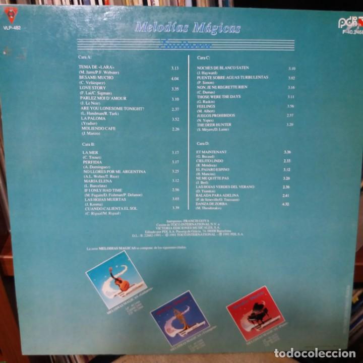 Discos de vinilo: MELOD&Iacute;AS M&Aacute;GICAS - GUITARRA - DOBLE LP - Foto 2