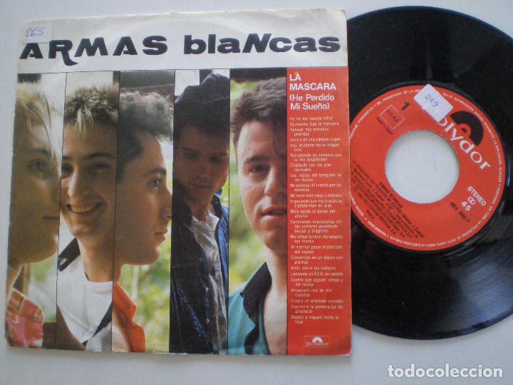 Discos de vinilo: ARMAS BLANCAS - La Mascara +1 - SINGLE POLYDOR 1985 - Foto 1