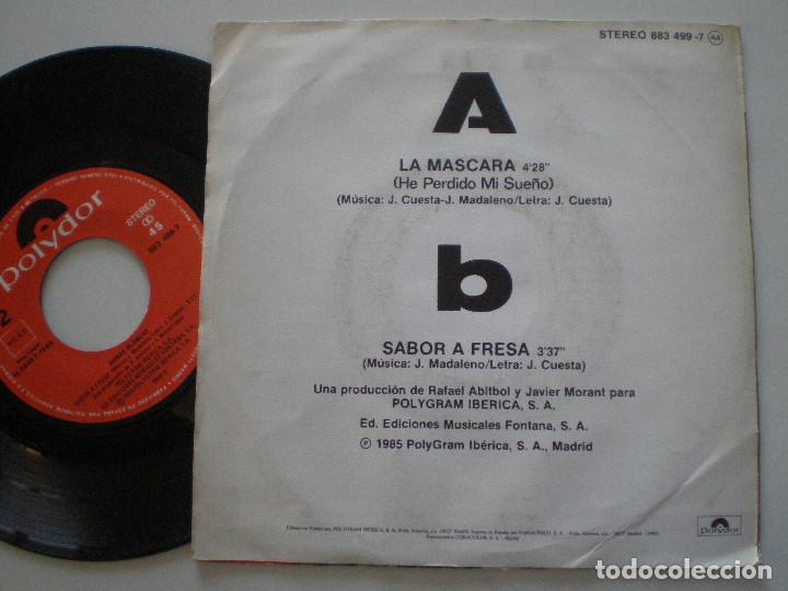 Discos de vinilo: ARMAS BLANCAS - La Mascara +1 - SINGLE POLYDOR 1985 - Foto 2