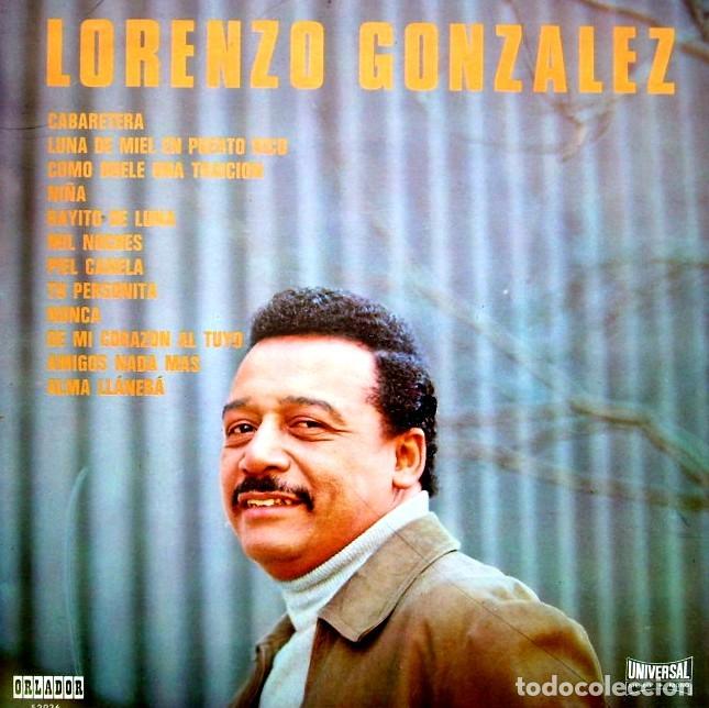 Discos de vinilo: LORENZO GONZALEZ. Cabaretera. - Foto 1