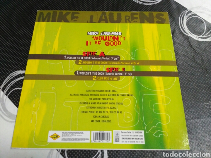 Discos de vinilo: Mike Laurens - Wouldnt It Be Good - Foto 2