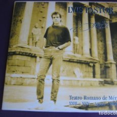 Discos de vinilo: LUIS PASTOR DOBLE LP PASION 1992 DIRECTO TEATRO ROMANO MERIDA - 18 TEMAS FOLK ROCK CANTAUTOR. Lote 157999958