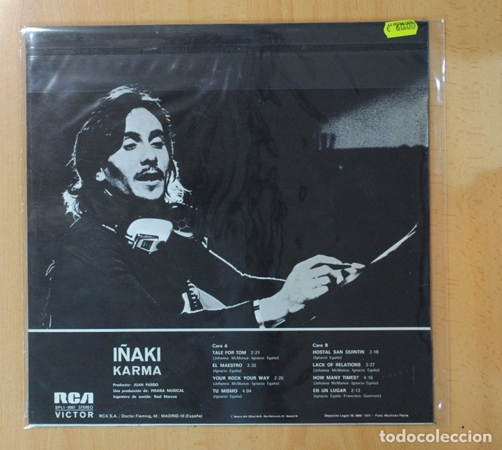 Discos de vinilo: I�AKI - KARMA - LP - Foto 2
