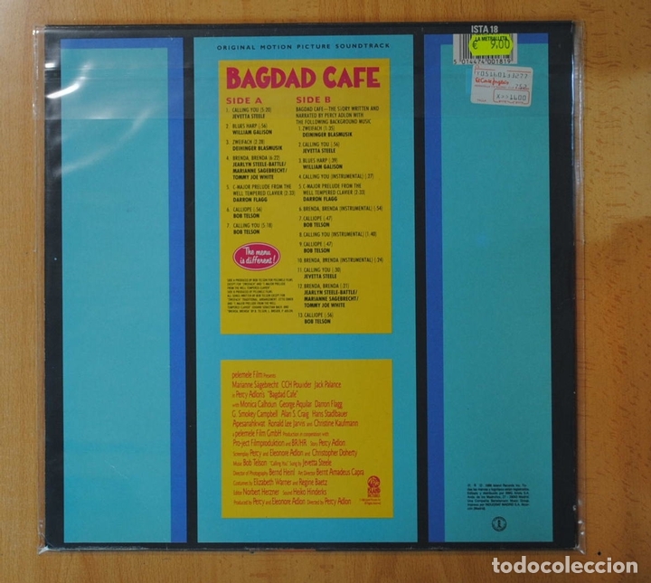 Discos de vinilo: VARIOS - BAGDAD CAFE - BSO - LP - Foto 2