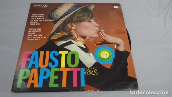 Discos de vinilo: LP FAUSTO PAPETTI SAX  . 8A  RACCOLTA - Foto 1